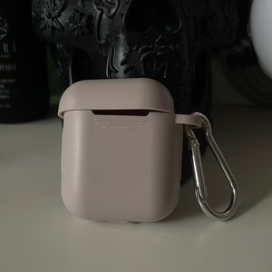 3/$15 AirPods Case Soft Silicone Skin Cover Protective Case with Keychain Purple